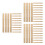78Pièces Règle Bambou Confortable Pour Mesure Couture 4