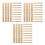 78Pièces Règle Bambou Confortable Pour Mesure Couture 7