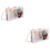 2Pièces Clutch Pour Soirée Et Usage 6