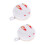 2Pièces Coussinets À Épingles Poignet Lapin Compact Pour Couture 6