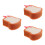 3Pièces Brosse Bain Portable Nettoie Délicate 4