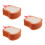 3Pièces Brosse Bain Portable Nettoie Délicate 5