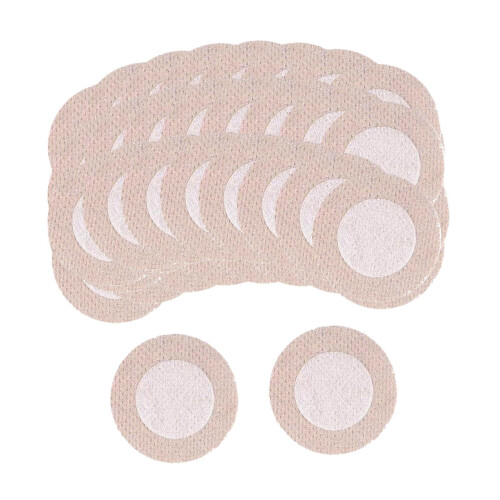 100 Pair Invisible Nipple Covers Sweatproof Stickers Nip Protector Runners Round 1