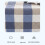 Soft reversible plush bed blanket brushed for smooth texture 3