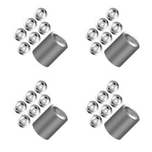 200Pièces Anneaux Tambourin Cymbale Effet Ching Argent Pour Percussion