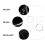 8Pièces Cordes De En Nylon Argenté Accessoires Durables 8