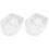 2Pièces Bols Trempage Mains Transparent Pour Ongles 4