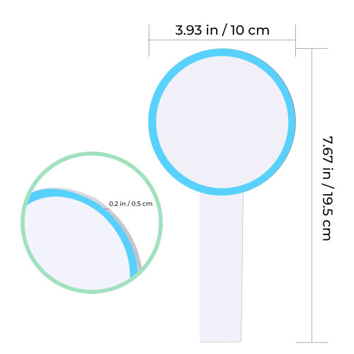 12Pièces Planchettes Blanches Portables Pour Jeux Score 2