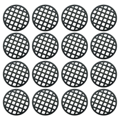 2Ensembles Grilles Pour Pots De Fleurs, Pratiques Noir 1