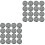 2Ensembles Grilles Pour Pots De Fleurs, Pratiques Noir 3