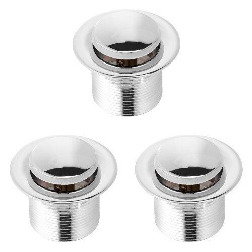 3Pièces Vidange Pop-Up Argent Durable Pour Maison 2