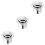 3Pièces Vidange Pop-Up Argent Durable Pour Maison 4