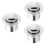 3Pièces Vidange Pop-Up Argent Durable Pour Maison 5