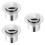 3Pièces Vidange Pop-Up Argent Durable Pour Maison 6