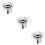 3Pièces Vidange Pop-Up Argent Durable Pour Maison 8