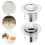 3Pièces Vidange Pop-Up Argent Durable Pour Maison 10
