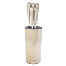 Stainless Steel Midas 5-Piece Knife Set with Block