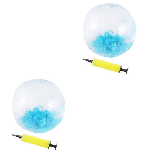 2Pièces Balle Gonflable Décorative Jouet Enfant 2