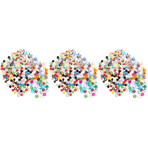 1650Pièces Perles Pour Cristal Assorties Usage Durable DIY 2