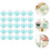 100Pièces Boîtes Scellées Bleu Domes Mini Cupcake 7