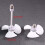 Deckenventilator mit E27-Fassung und Ein-/Ausschalter, 5,5 Zoll 3