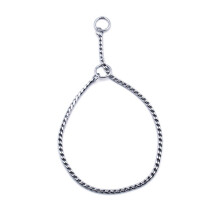 (3mmx40cm) Dog Collars Chains for Outside Metal Dog Training Collars Chain for Indoor Outdoor Pet Training