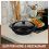 2Pièces Casseroles Céramiques Noires Multi-Usages Ergonomique 5