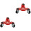 2Pièces Dolly 3 Roues Pivotantes Pour Mobilier 3