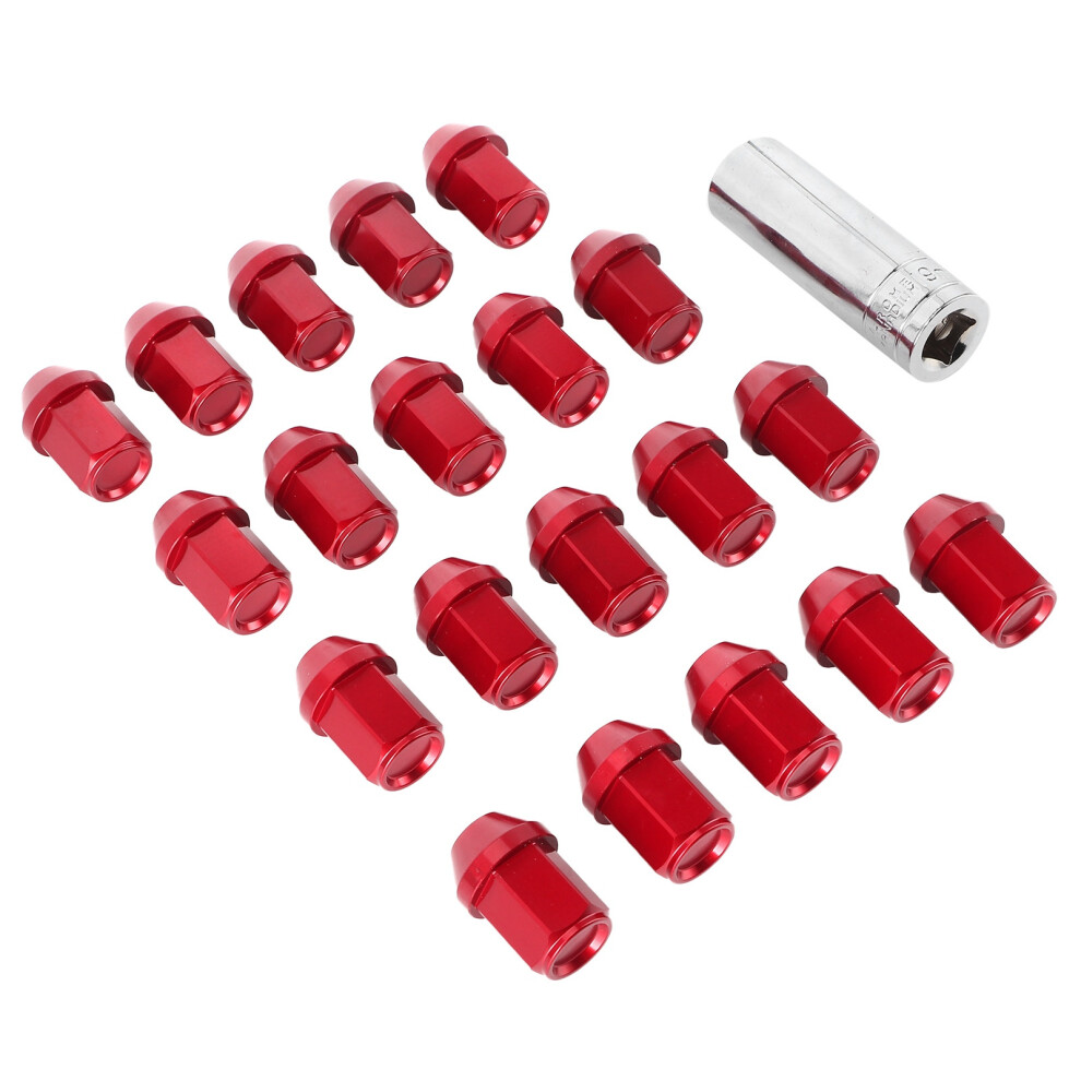 High Strength Steel Lug Nuts With Cold Forging Technology, Closed End Bulge Acorn Type For Aftermarket Wheels With60degree Conical Seat And Skid 9049227966820