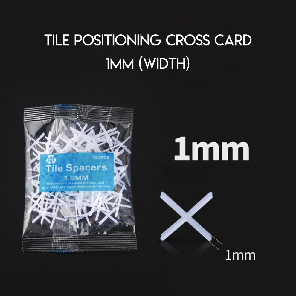 Leave-In Cross Tile Spacers For Floor And Wall Applications Ensuring Equal Distance Between Tiles With Sturdy Hard Plastic Construction Smooth 9049227967827