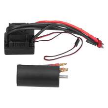 Kit de motor brushless para carro RC, motor potente de 2150KV com ESC à prova d'água de 120A, com otimização de resposta do acelerador e cobre de