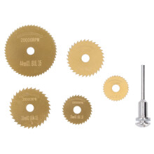 Easy To Store Portable Design Mini HSS Circular Saw Blades with Fast Cutting Durable Construction for Smooth Cutting Fits Rotary Tools Ideal for Home