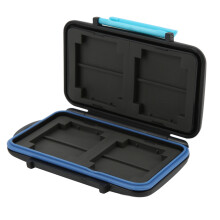 Organizzatore per schede di memoria antiurto, resistente all'acqua, custodia ad alta capacità per SD, CF e Micro SD con protezione antipolvere,