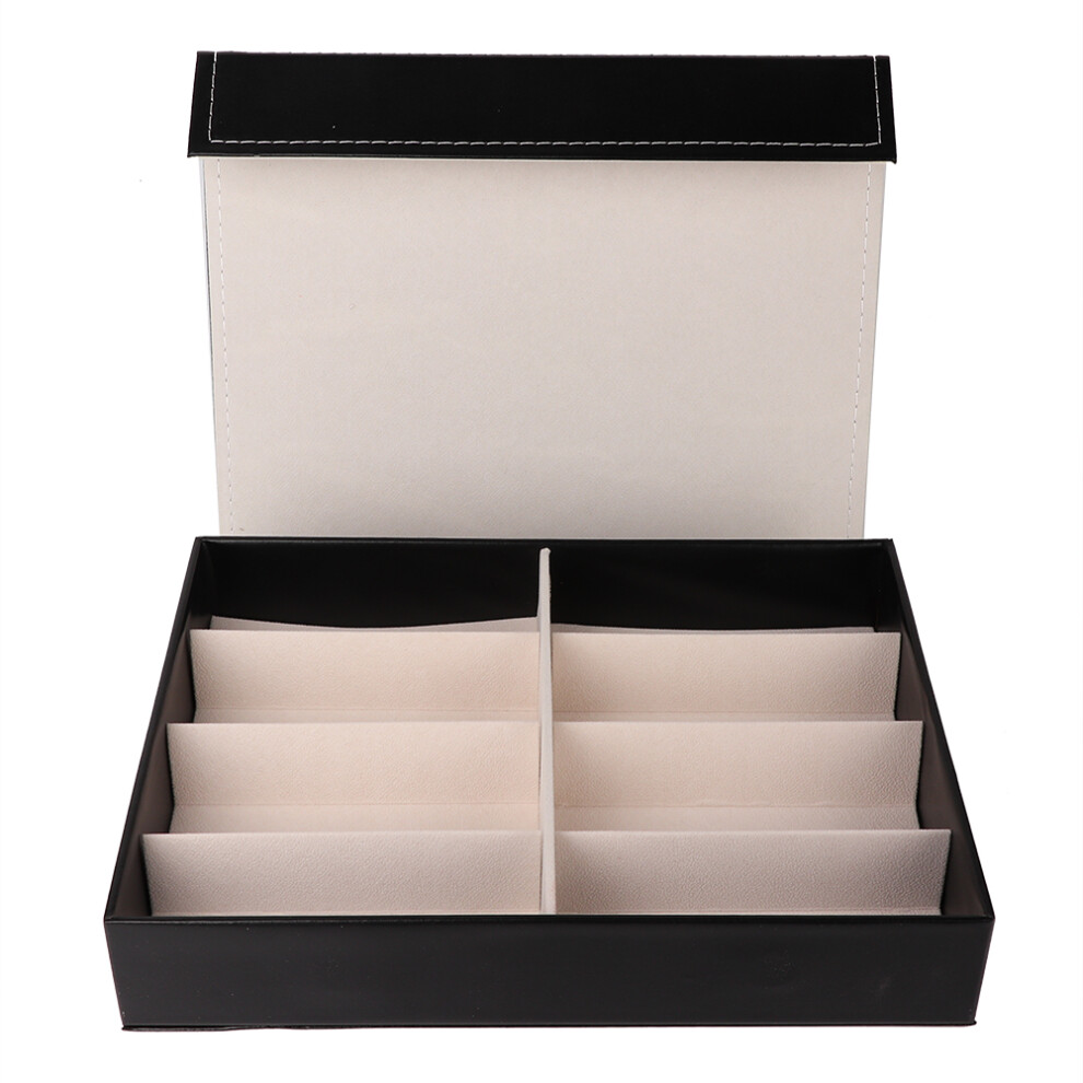 Soft Flannelette Lining Durable Faux Leather Space Saving Design Easy Accessibility Aesthetically Pleasing Great For All Types Sunglasses Perfect Gift