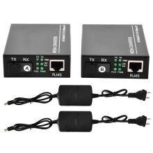 Long Distance Network Extension Anti-Interference Stable Transmission Fiber Gigabit Ethernet Media Converter SC Fiber Optic Interface High-Speed Data