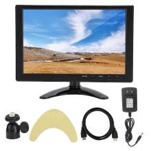 Work As Raspberry Pi Computer Monitor Screen High Performance Mini IPS Monitor1280x800Resolution10Inch Display With HDMI VGA AV BNC Inputs Remote
