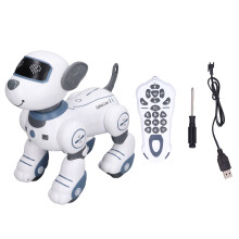 Rechargeable Robot Dog With Intelligent Programmable Features, Remote Controlled Interactive Pet Puppy That Responds To Hand Motions And Performs