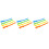 12Pièces Bordure Tableau Noir Colorée Décorative Dentelle Ondulée Chic 3