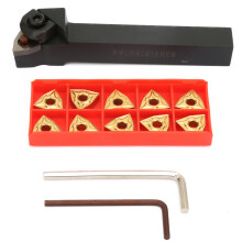 High Precision Carbide Insert For External Turning, Steel Parts Processing Blade With Wear Resistant Coating, Lathe Turning Tool Suitable For