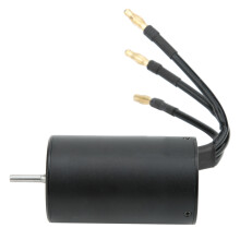 Motor brushless com rotor balanceado de precisão, enrolamentos de cobre de alta pureza, à prova d'água e poeira, para modelos de carros RC com