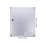 2Ensembles Clé Mural Argenté Aluminium Mdf Sécurisé Capacité 2