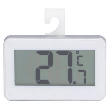 Digital Fridge Thermometer LCD Display C/F Conversion Waterproof Structure Multi-Placement Options for Kitchen Restaurants Pharmacies