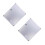 2Ensembles Clé Mural Argenté Aluminium Mdf Sécurisé Capacité 10
