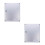 2Ensembles Clé Mural Argenté Aluminium Mdf Sécurisé Capacité 11