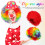 10Pièces Perruques Afro Clown Souples Multicolores Pour Cosplay 6