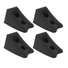 Durable Wheel Chocks For RVs, Compact Design Stackable Non Slip Heavy Duty Wedges With Lightweight Build Universal Stoppers For Cars Trucks Trailers