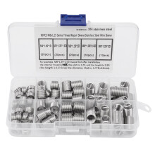 Helical Thread Insert Stainless Steel Wear Resistant Load Distribution Anti-seismic Easy to Install For Mechanical Assemblies