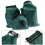 3Pièces Imperméables Nylon Vert Pour Randonnée Canoë 10