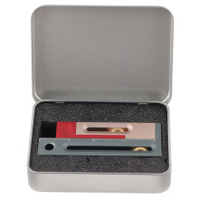 Sturdy Table Saw Slot Adjuster With Precise Scale For Woodworking Projects, Featuring An Adjustable Measuring Block And High Quality Aluminum Alloy