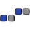 4Pièces Protections Poignées Néoprène Colorées Confortables 4